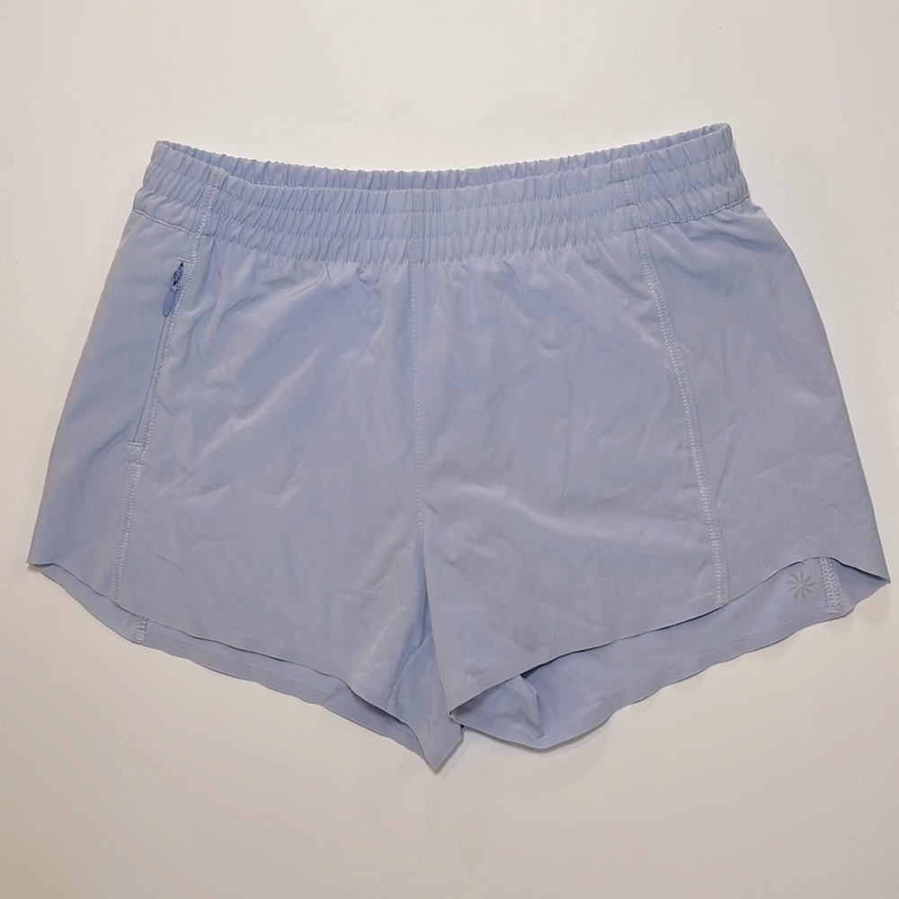 Athleta kids Athletic light blue shorts with liner